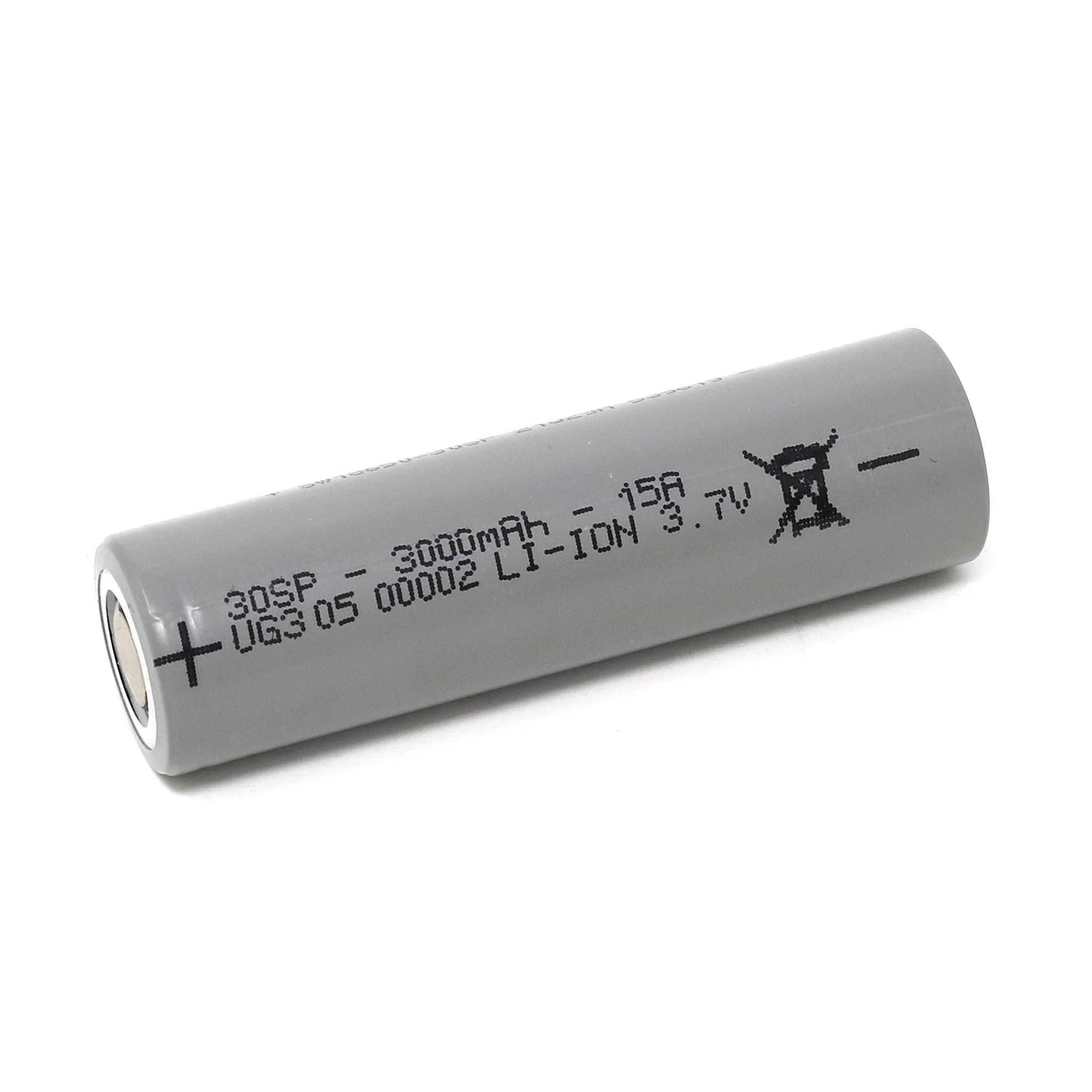 18650 Lithium-ion Rechargeable Cell - 3000mAh 3.7V 15A - Image 3
