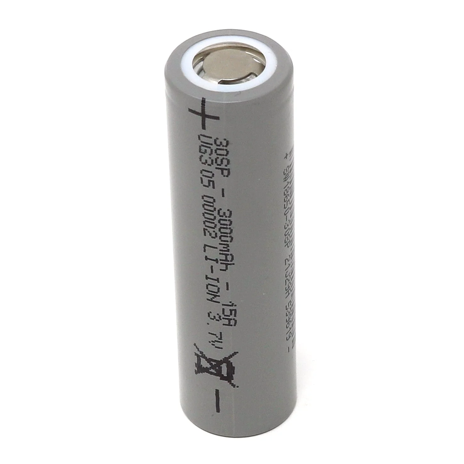 18650 Lithium-ion Rechargeable Cell - 3000mAh 3.7V 15A - Image 4