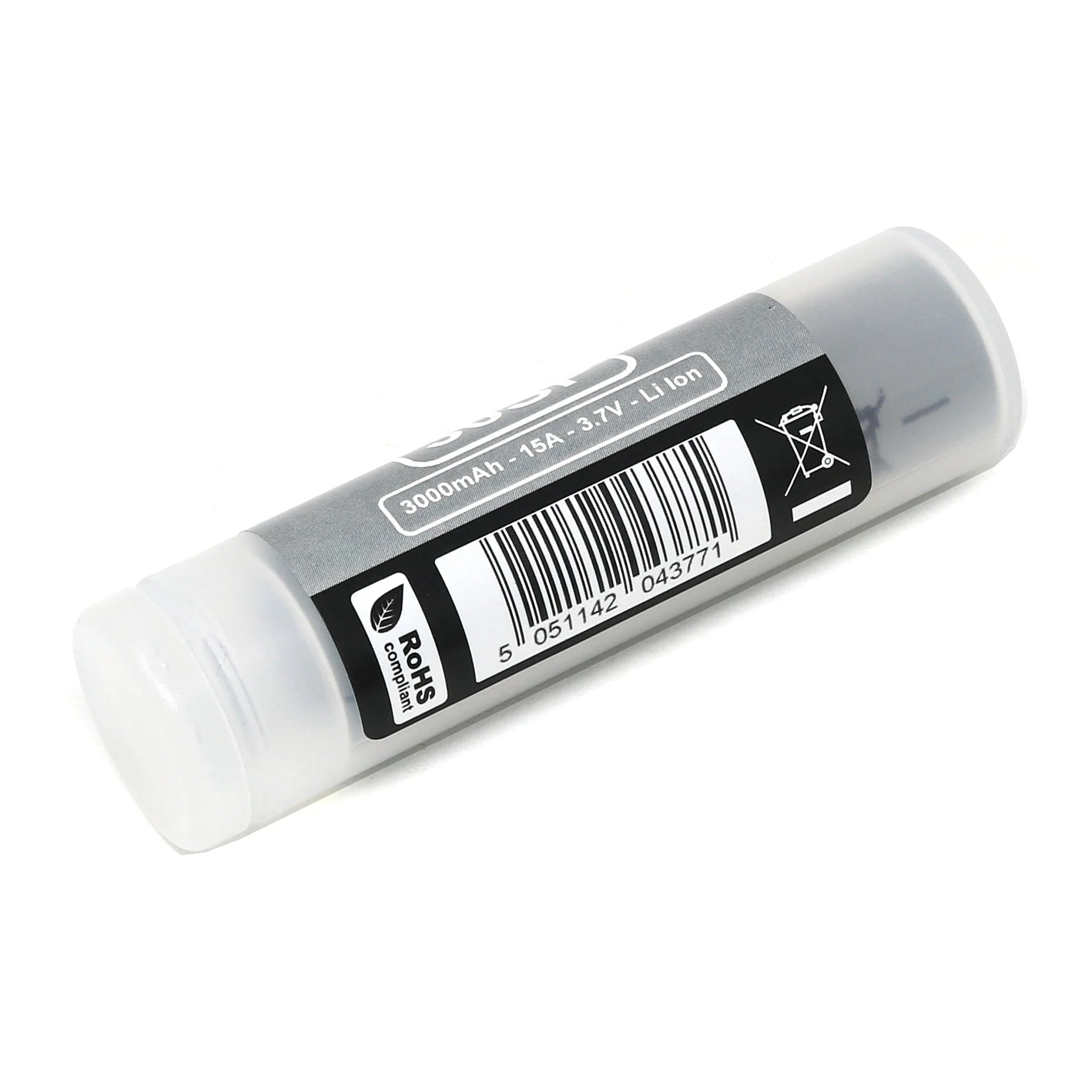 18650 Lithium-ion Rechargeable Cell - 3000mAh 3.7V 15A - Image 5
