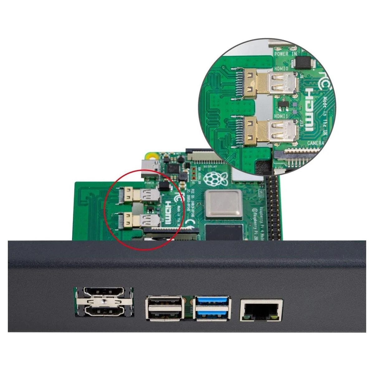 19" 1U Rack Mount for Raspberry Pi 4 with HDMI Adapter Boards [Discontinued] - Image 4