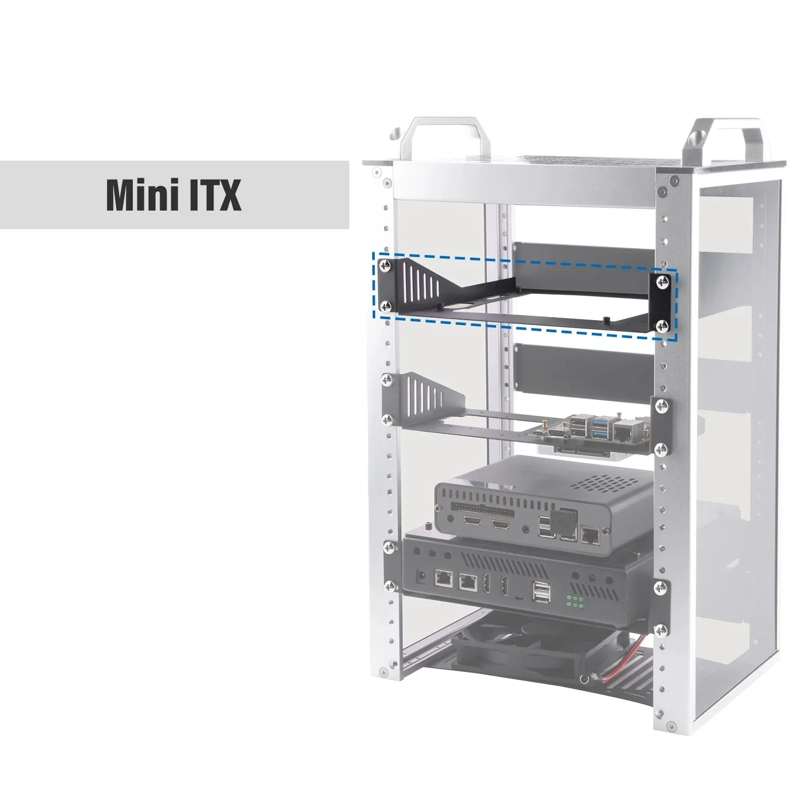 1U 10" Mini ITX Shelf for DeskPi RackMate - Image 3
