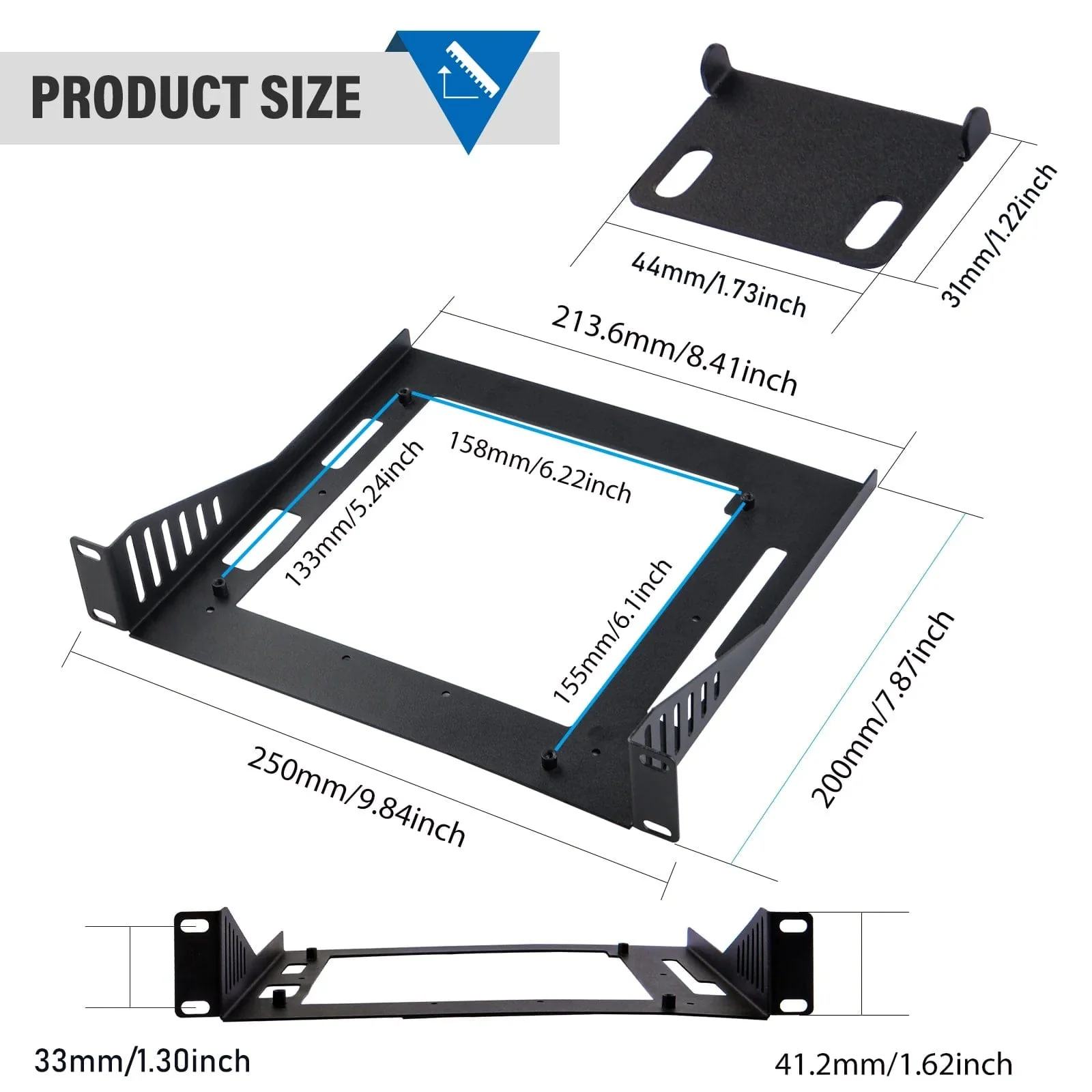 1U 10" Mini ITX Shelf for DeskPi RackMate - Image 4