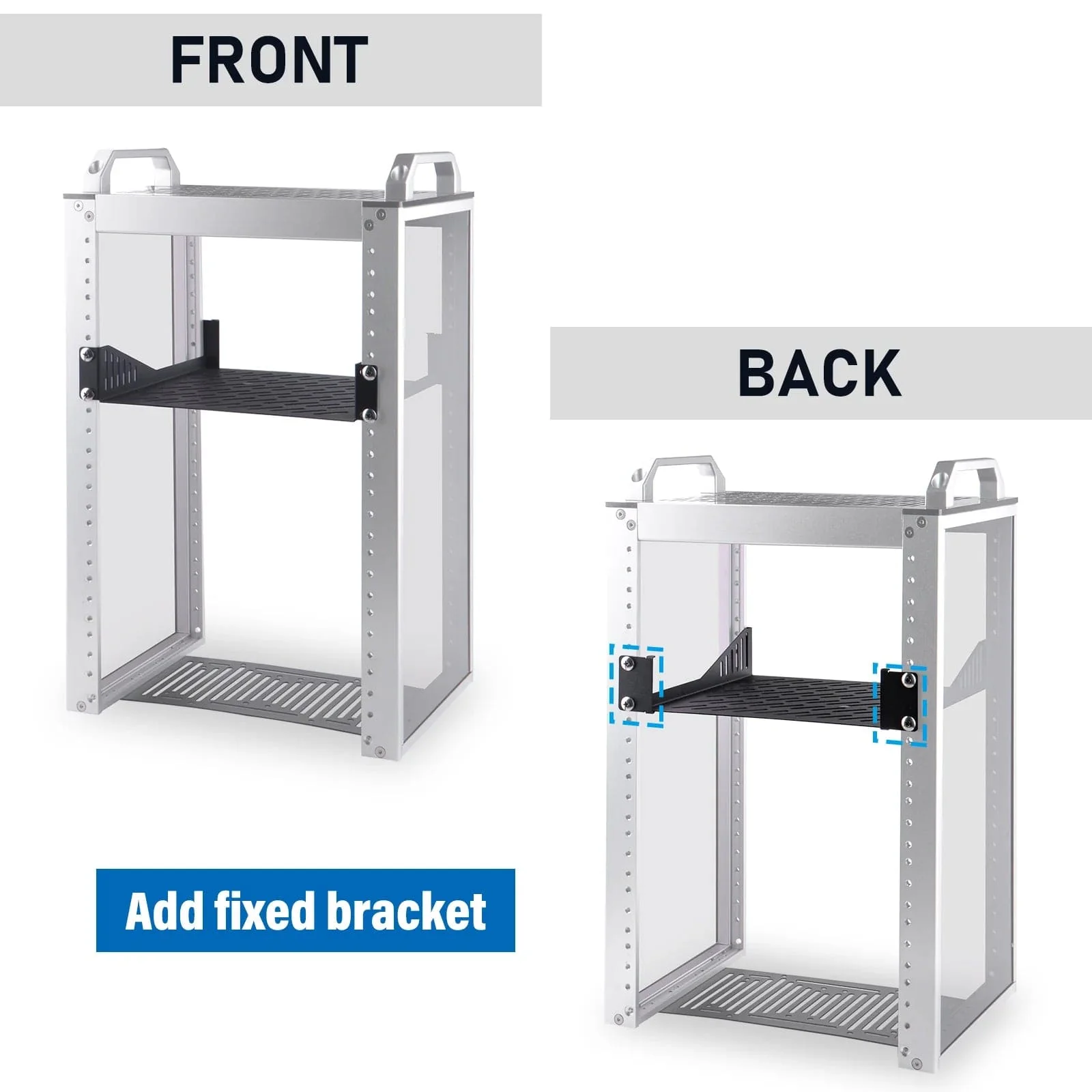 1U 10" Rack Shelf for DeskPi RackMate - Image 3