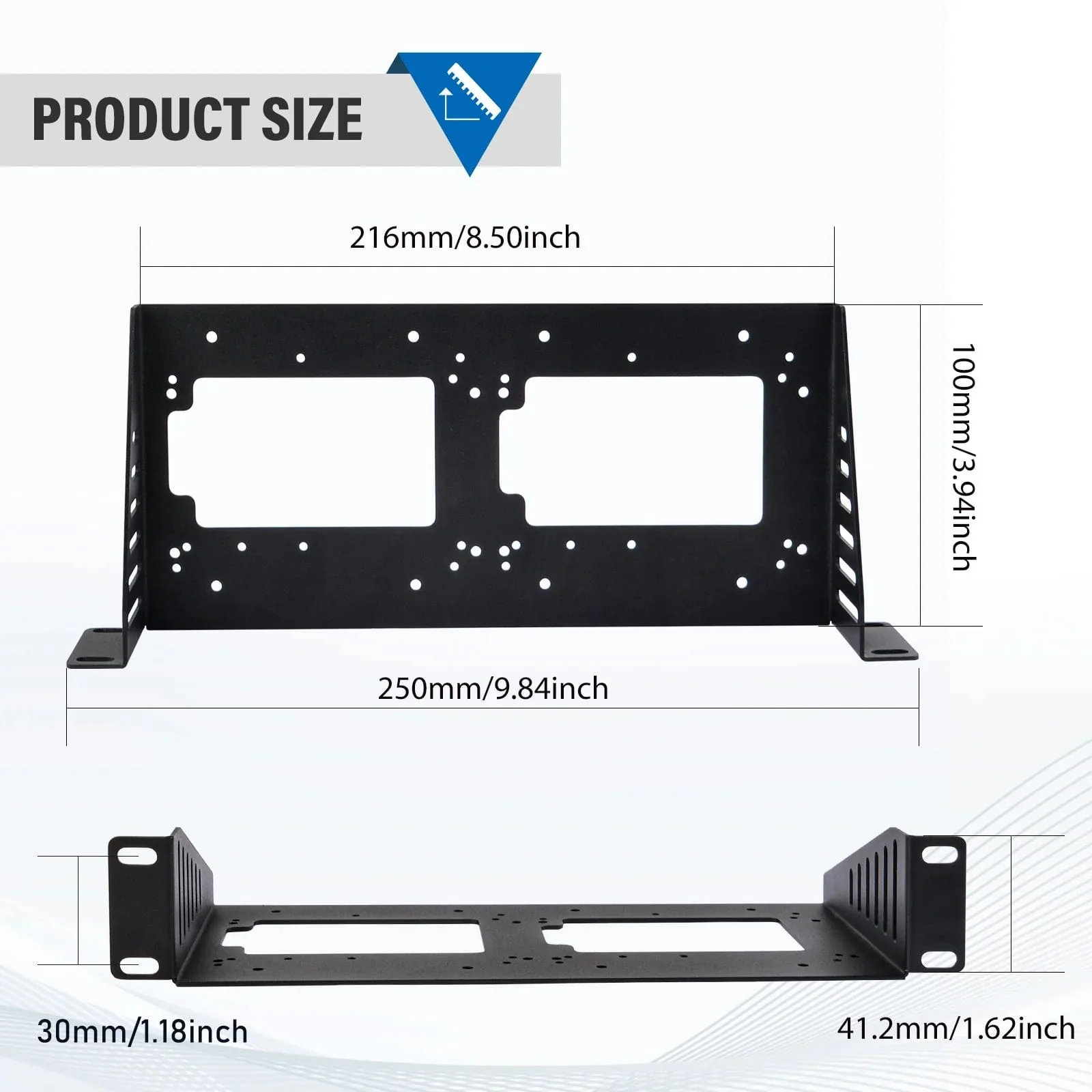 1U 10" SBC Shelf for DeskPi RackMate - Image 4