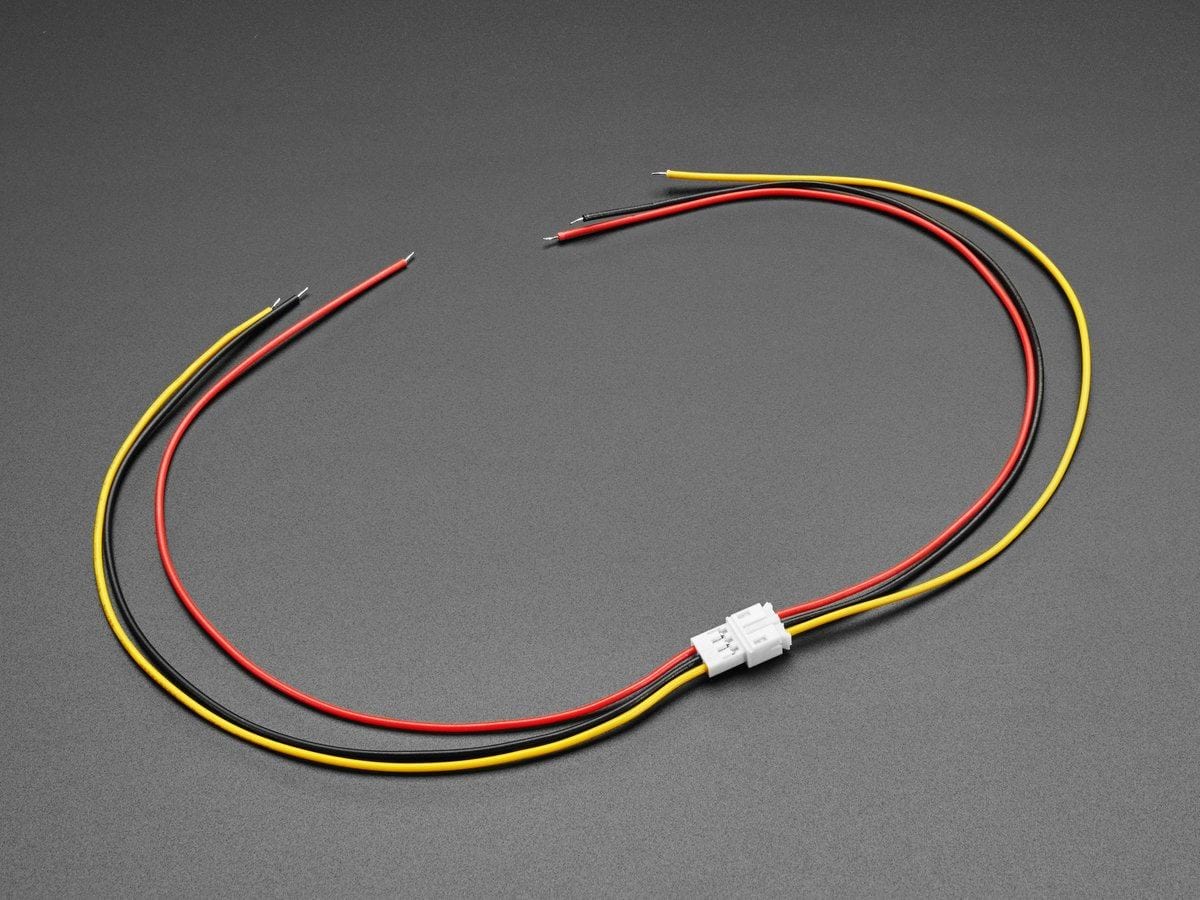 2.0mm Pitch 3-pin Cable Matching Pair - JST PH Compatible - Image 2