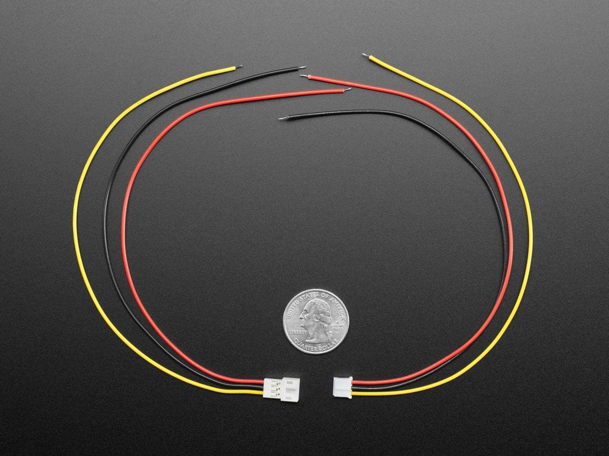 2.0mm Pitch 3-pin Cable Matching Pair - JST PH Compatible - Image 5