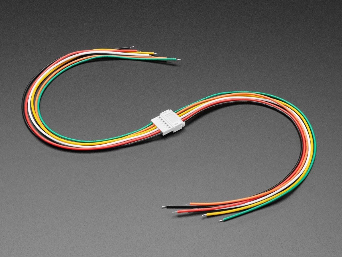 2.0mm Pitch 6-pin Cable Matching Pair - JST PH Compatible - Image 2