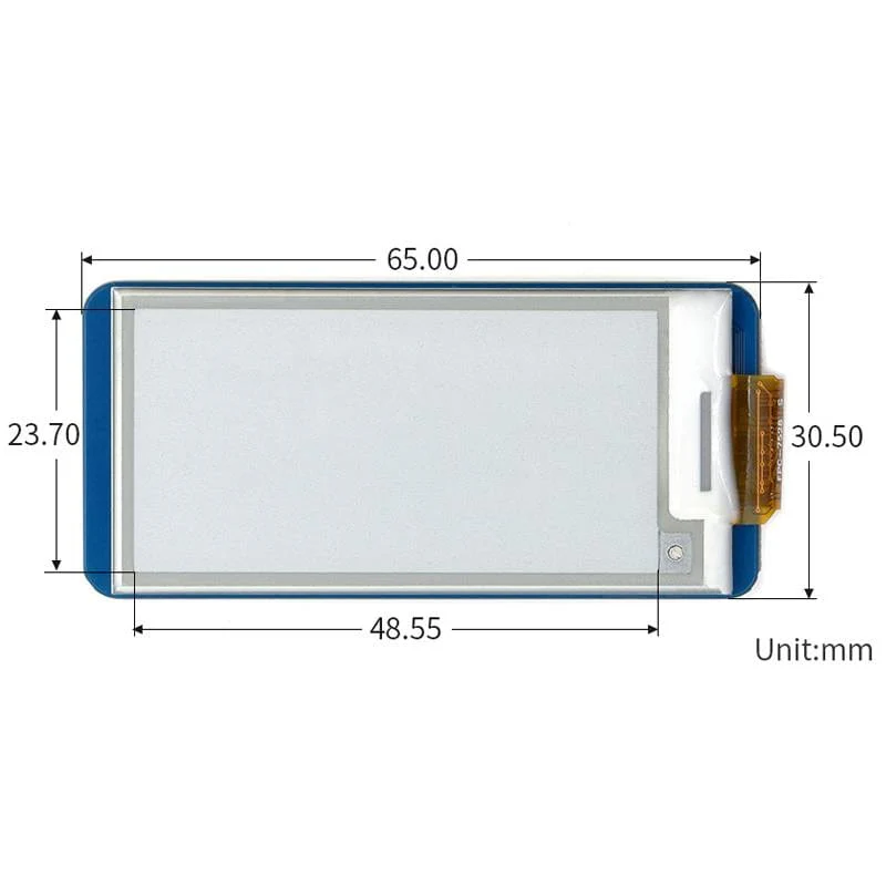 2.13" ePaper Display Module for Raspberry Pi Pico (250×122) - Image 7