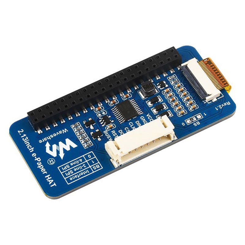 2.13" ePaper Display HAT G - Red/Yellow/Black/White (250x122) - Image 2