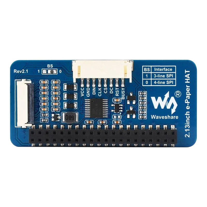2.13" ePaper Display HAT G - Red/Yellow/Black/White (250x122) - Image 4