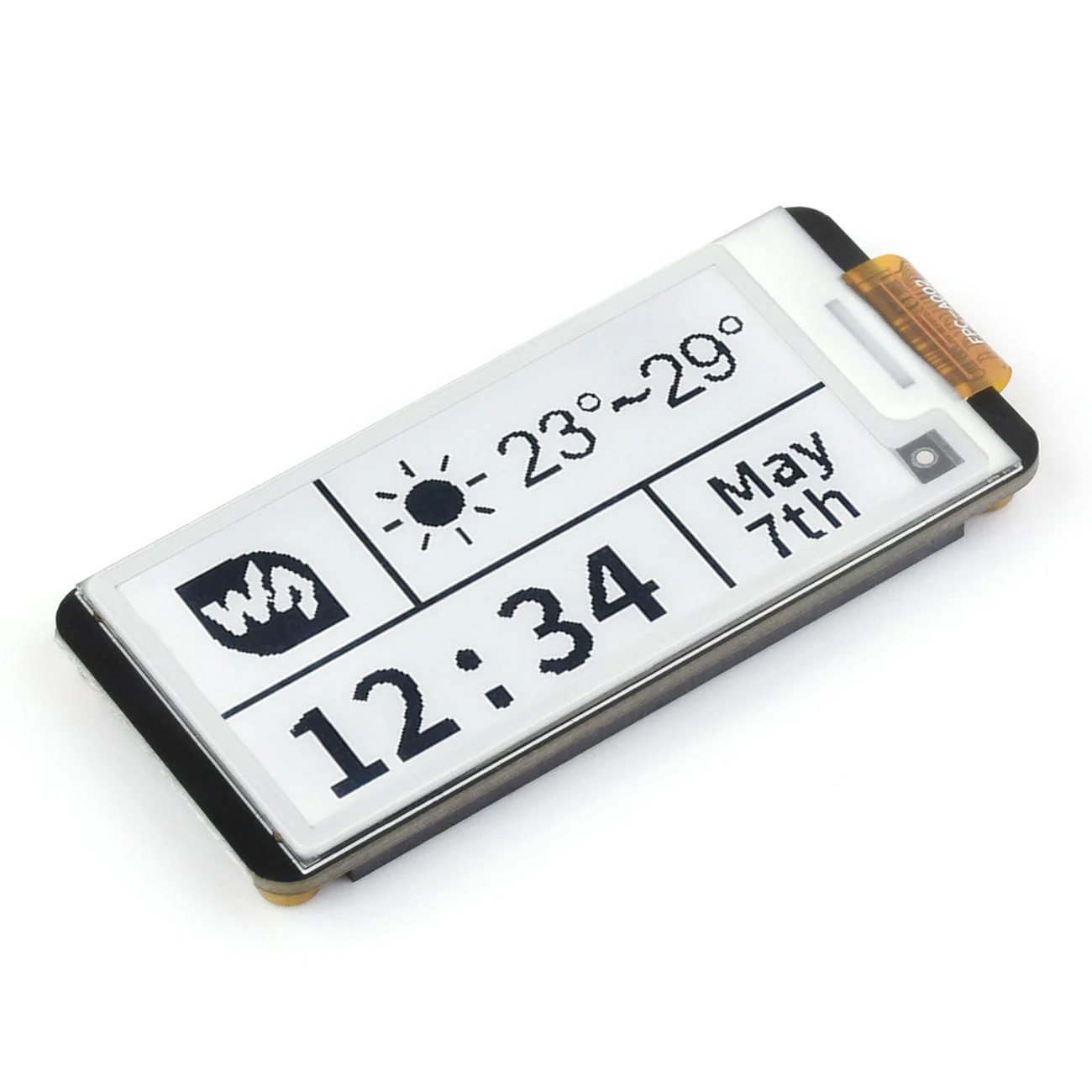 2.13" ePaper HAT+ for Raspberry Pi (250x122)
