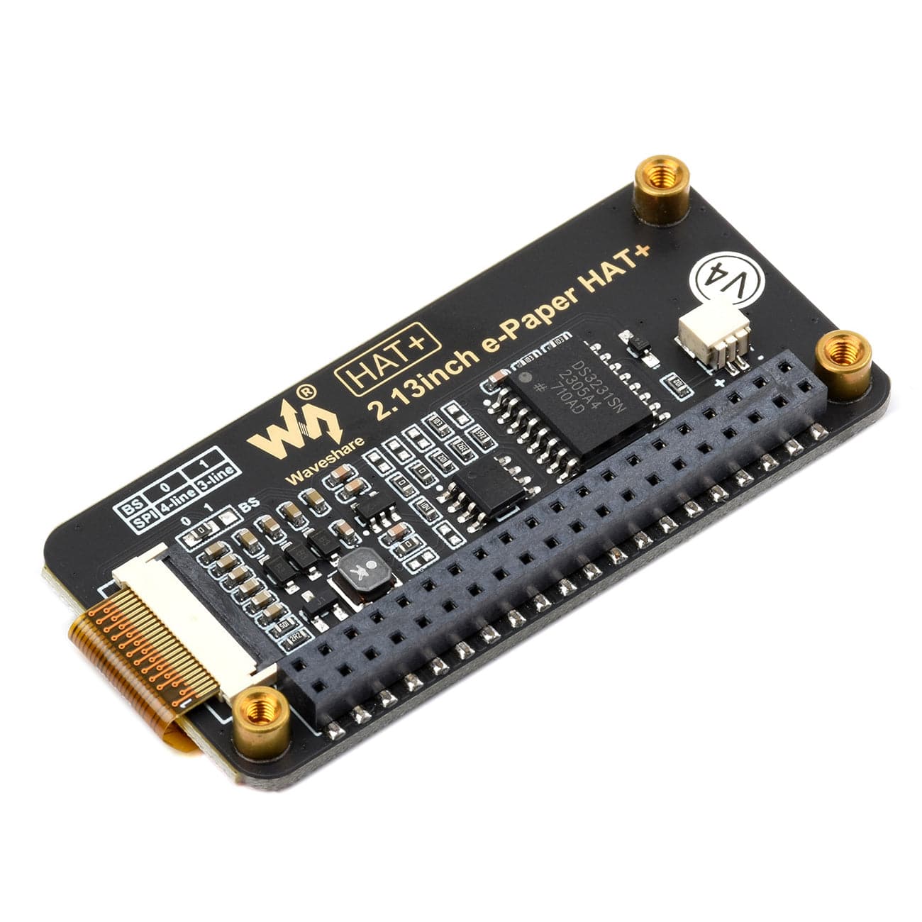 2.13" ePaper HAT+ for Raspberry Pi (250x122) - Image 2