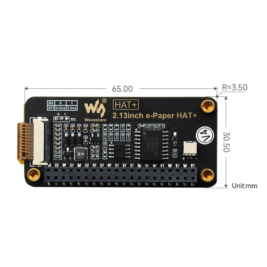 2.13" ePaper HAT+ for Raspberry Pi (250x122) - Image 9