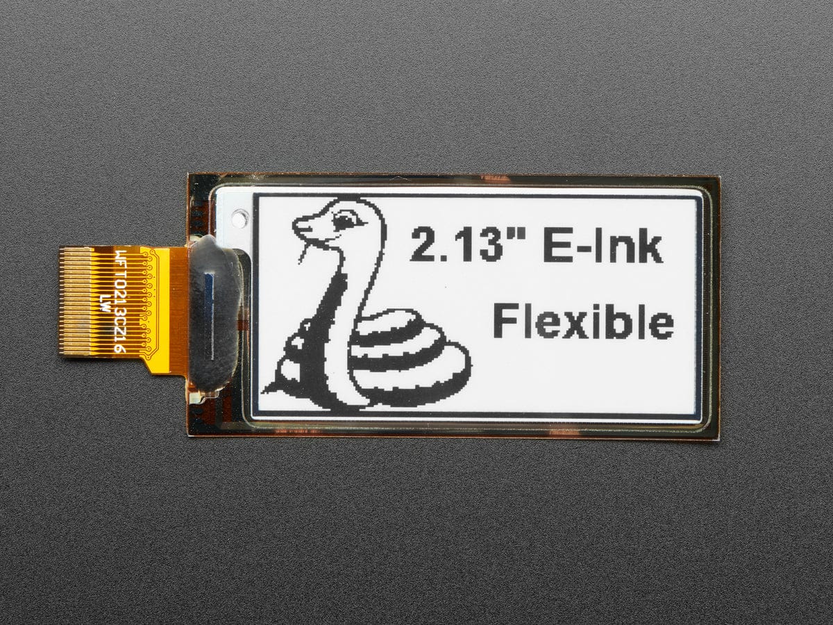 2.13" Flexible Monochrome eInk / ePaper Display (212x104 Monochrome) - Image 3