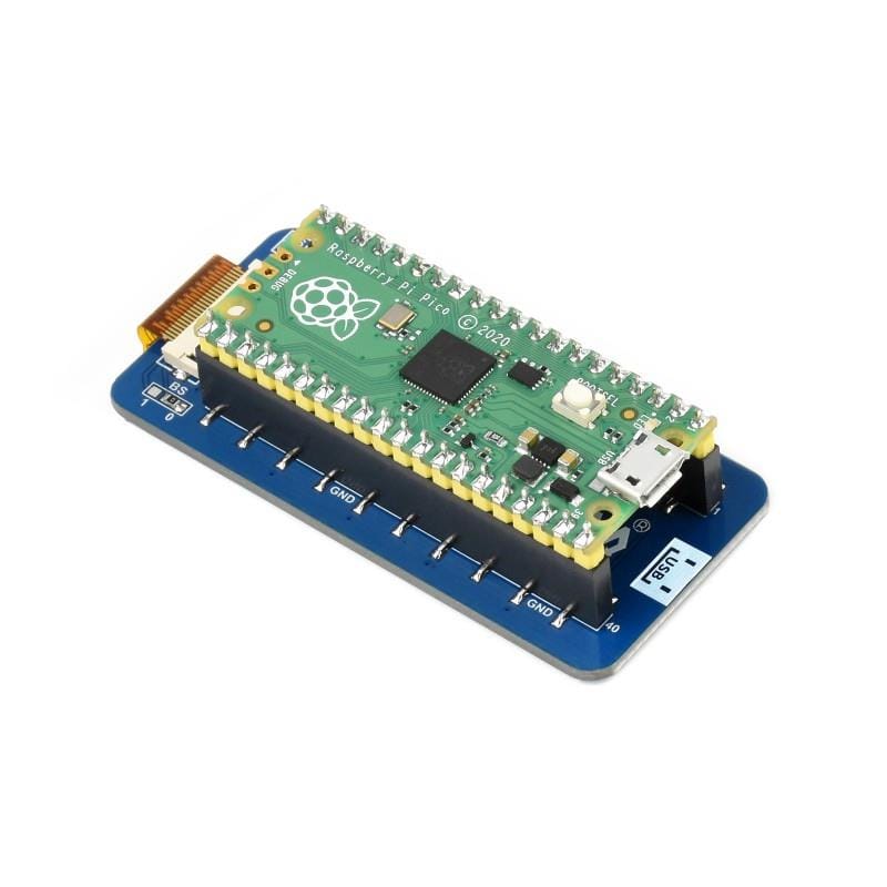 2.13" ePaper Display Module for Raspberry Pi Pico - Red/Black/White (212×104) - Image 4