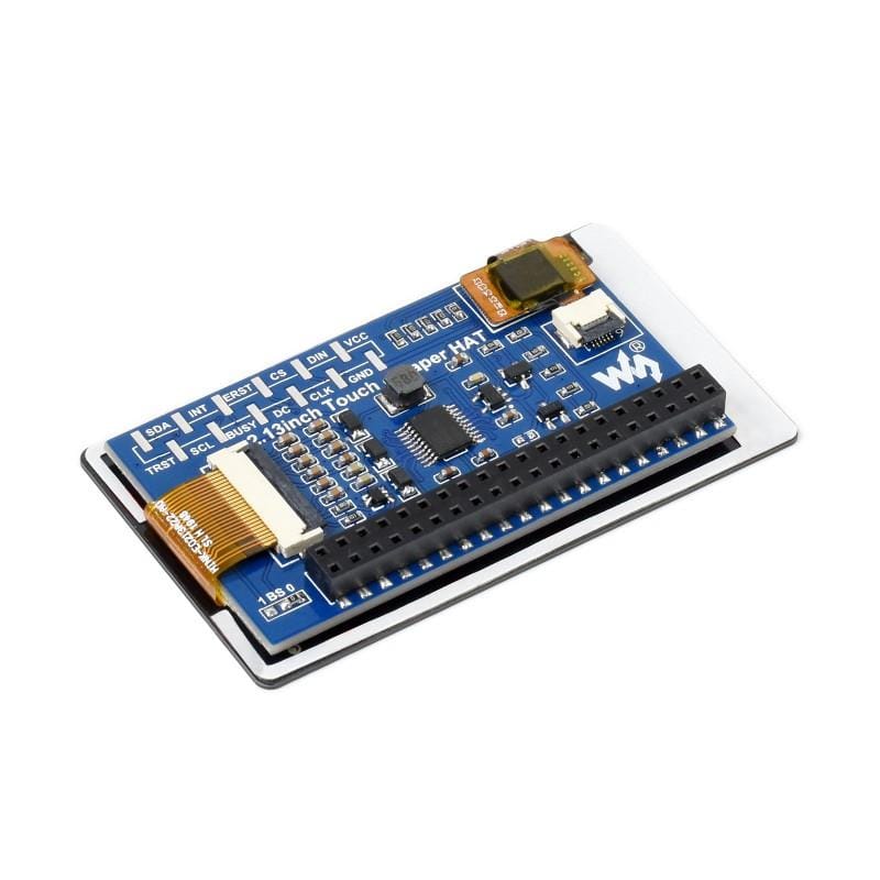 2.13" Touchscreen ePaper HAT for Raspberry Pi (250×122) - Image 3