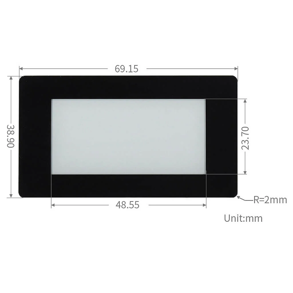 2.13" Touchscreen ePaper HAT for Raspberry Pi (250×122) - Image 6