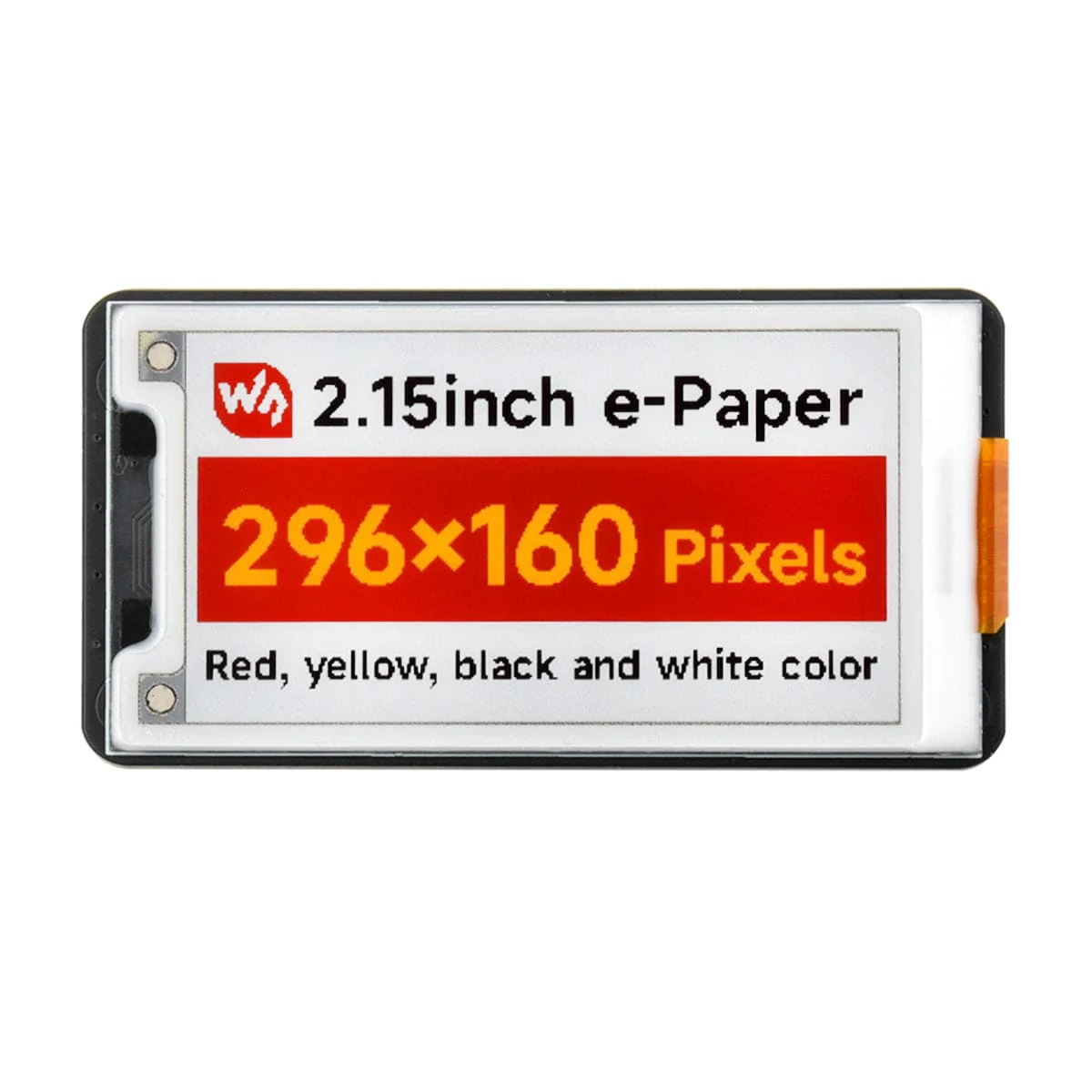 2.15" ePaper HAT+ for Raspberry Pi - Red/Yellow/Black/White (296 x 160) - Image 3