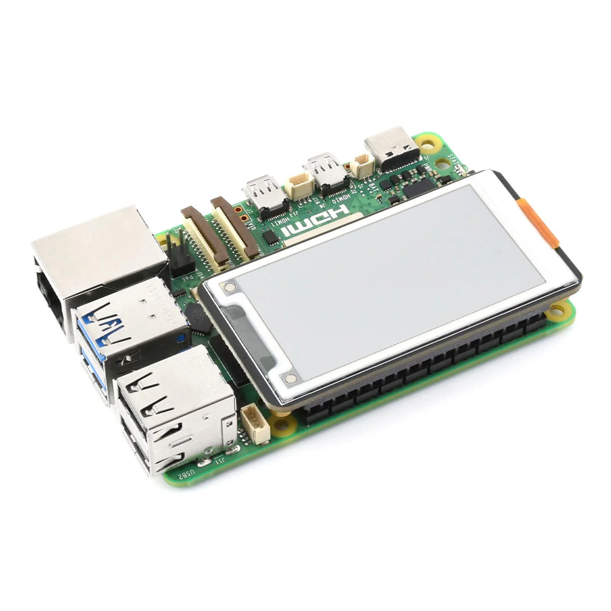 2.15" ePaper HAT+ for Raspberry Pi - Red/Yellow/Black/White (296 x 160) - Image 4