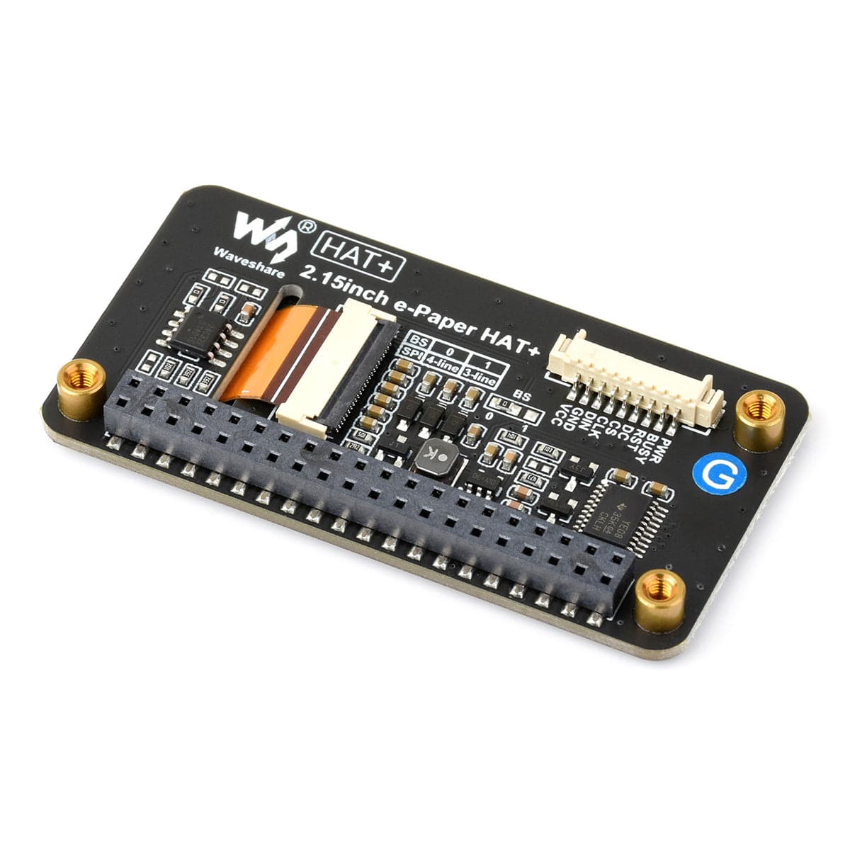 2.15" ePaper HAT+ for Raspberry Pi - Red/Yellow/Black/White (296 x 160) - Image 5