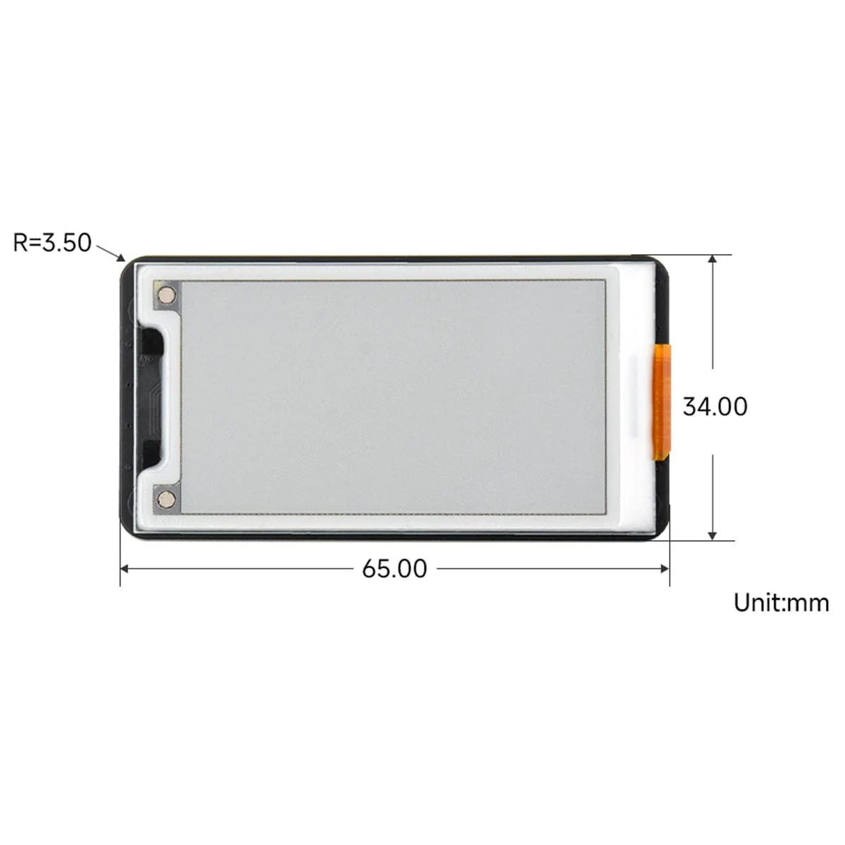 2.15" ePaper HAT+ for Raspberry Pi - Red/Yellow/Black/White (296 x 160) - Image 6