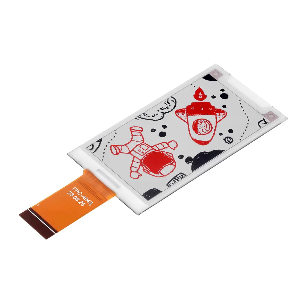 2.15" ePaper Display Raw Panel - Red/Black/White (296x160) - Image 4
