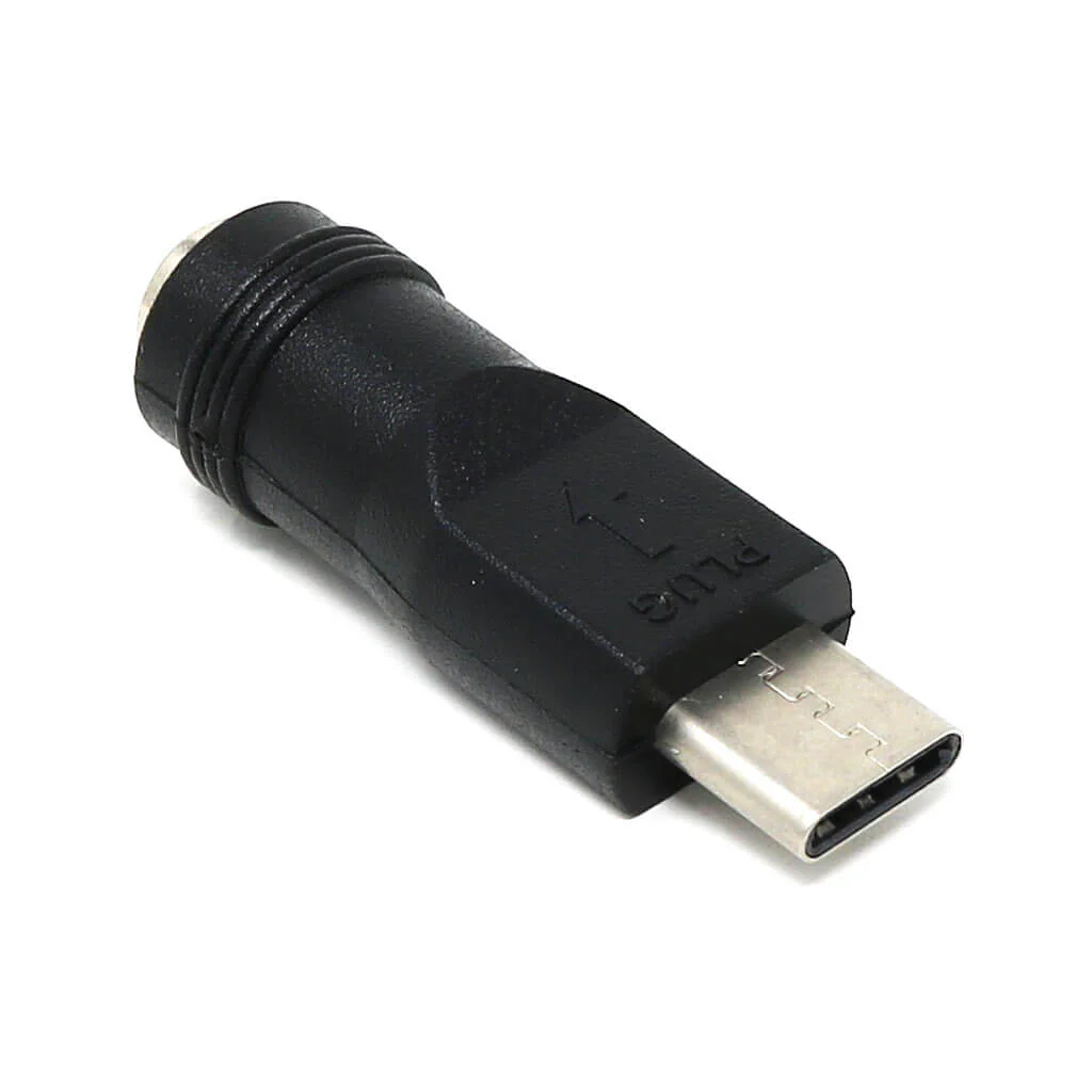 Straight USB-C to 2.1mm Barrel Jack Adapter - Image 3