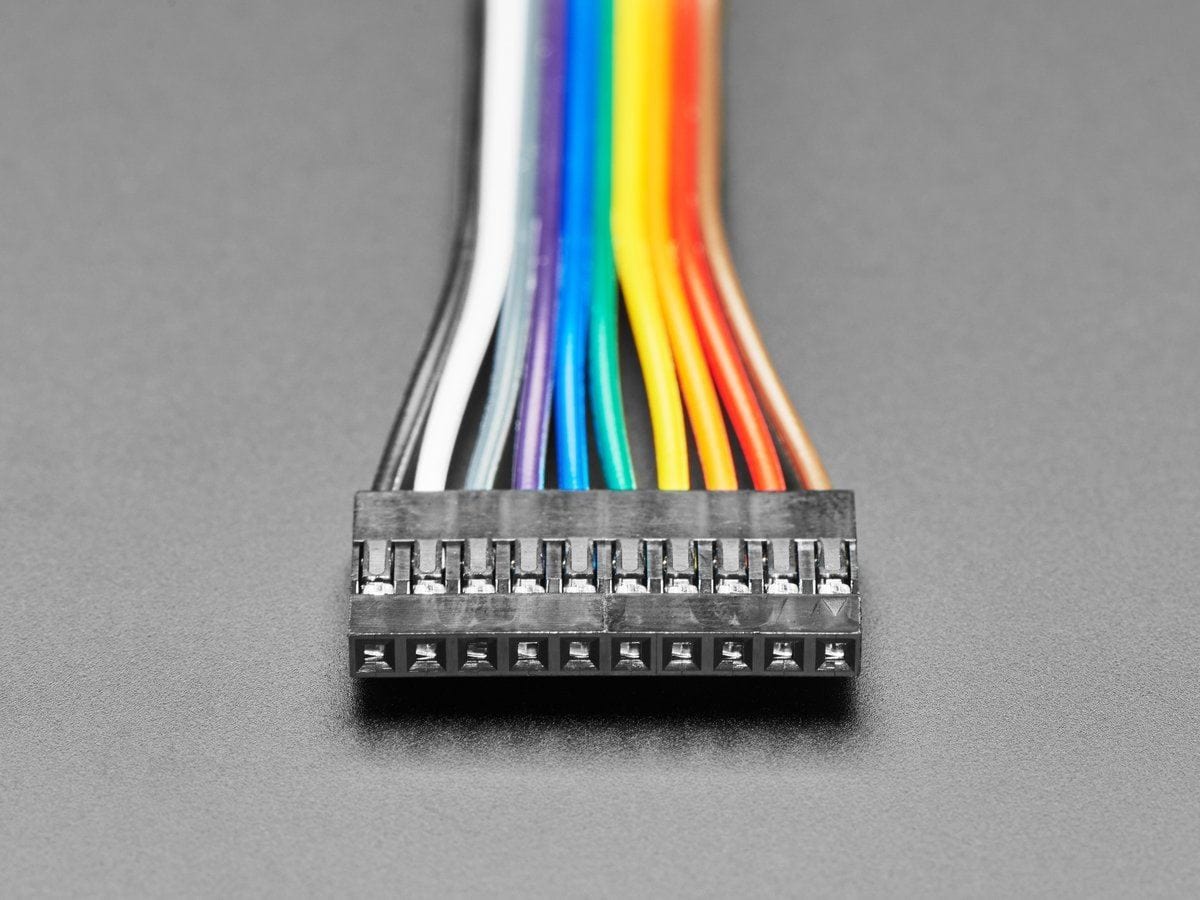 2.54mm 0.1" Pitch 10-pin Jumper Cable - 20cm long - Image 2