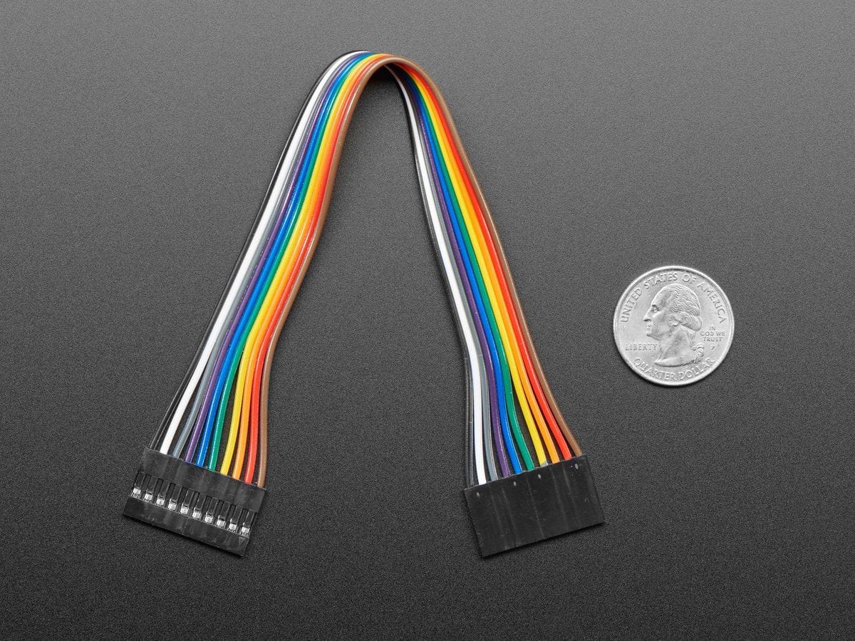 2.54mm 0.1" Pitch 10-pin Jumper Cable - 20cm long - Image 3