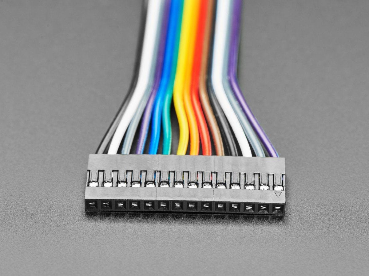 2.54mm 0.1" Pitch 14-pin Jumper Cable - 20cm long - Image 2