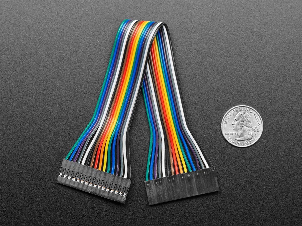 2.54mm 0.1" Pitch 16-pin Jumper Cable - 20cm long - Image 3