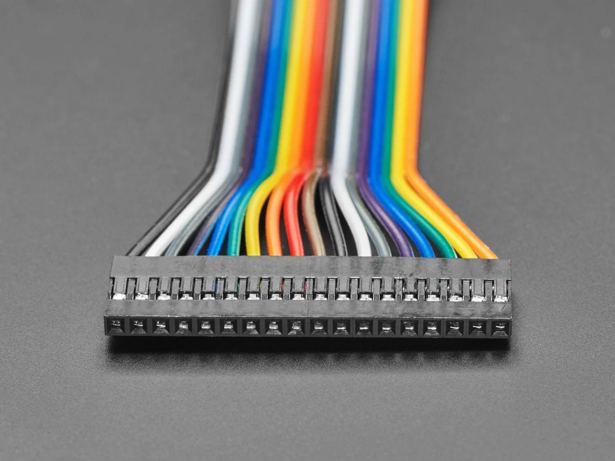 2.54mm 0.1" Pitch 18-pin Jumper Cable - 20cm long - Image 2