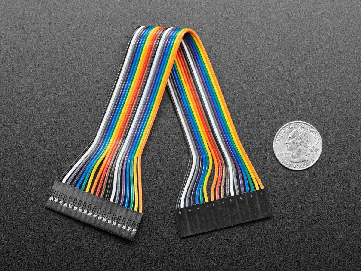 2.54mm 0.1" Pitch 18-pin Jumper Cable - 20cm long - Image 3