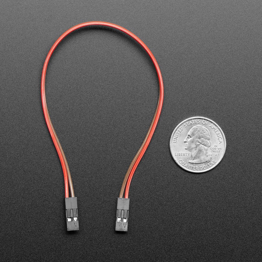 2.54mm 0.1" Pitch 2-pin Jumper Cable - 20cm long - Image 3