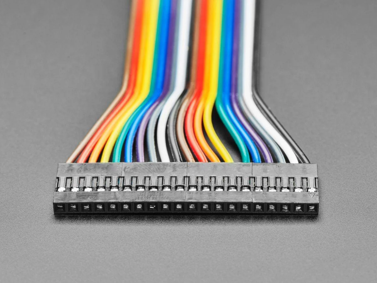 2.54mm 0.1" Pitch 20-pin Jumper Cable - 20cm long - Image 2