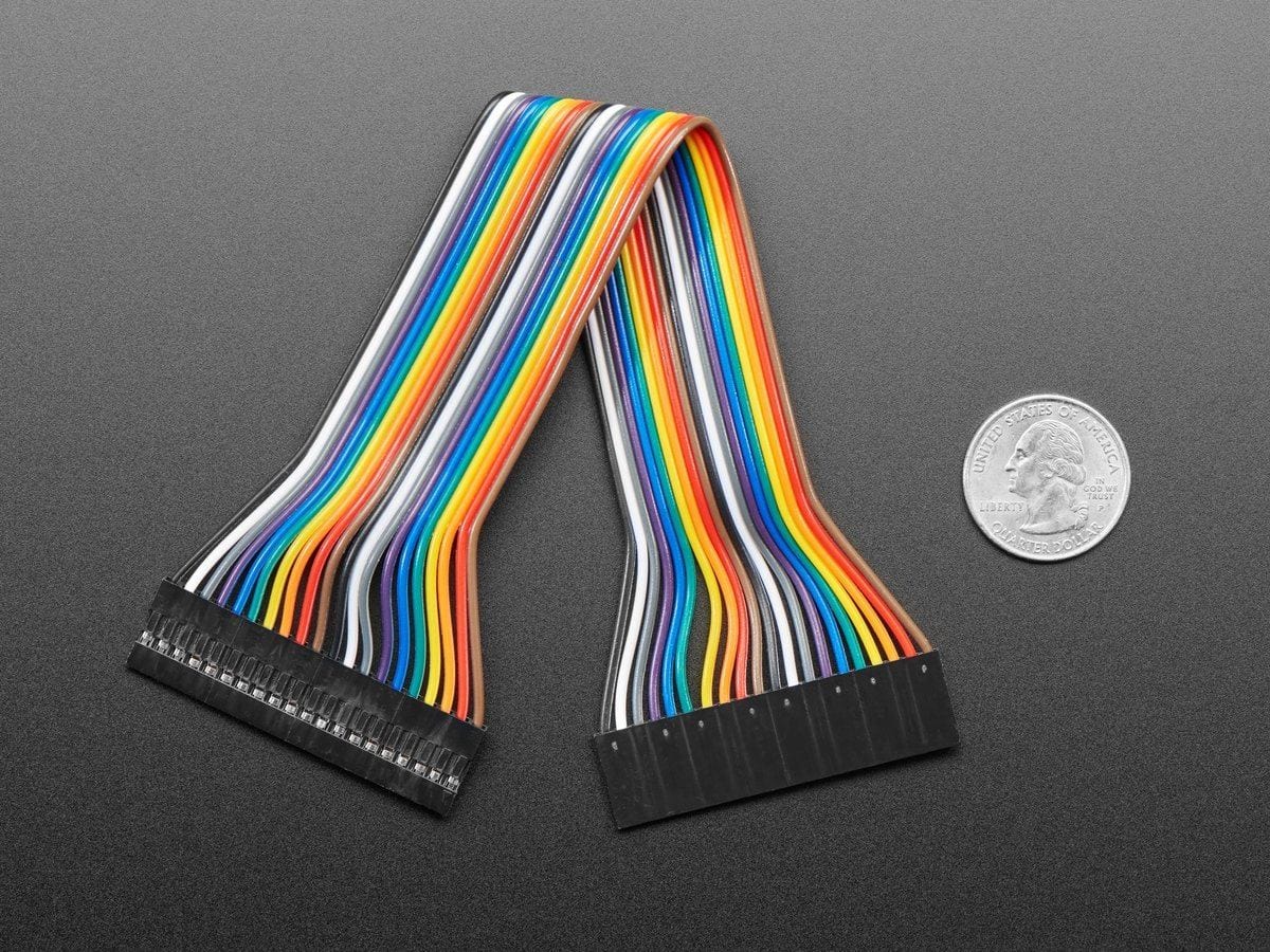 2.54mm 0.1" Pitch 20-pin Jumper Cable - 20cm long - Image 3
