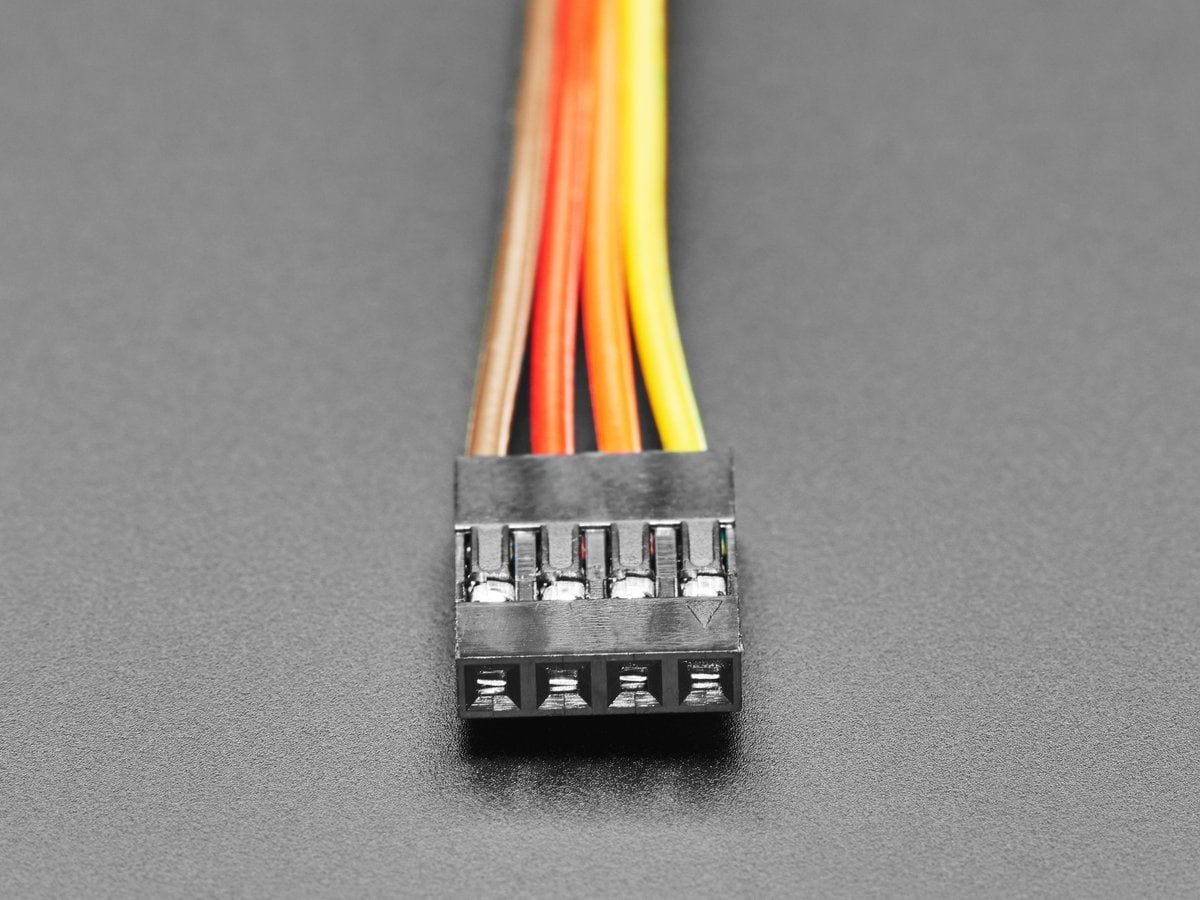 2.54mm 0.1" Pitch 4-pin Jumper Cable - 20cm long - Image 2
