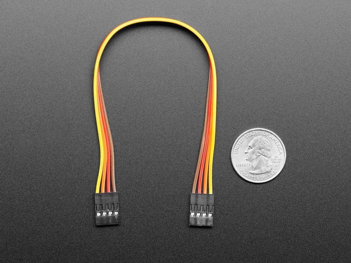 2.54mm 0.1" Pitch 4-pin Jumper Cable - 20cm long - Image 3