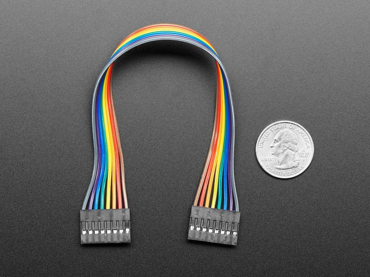 2.54mm 0.1" Pitch 8-pin Jumper Cable - 20cm long - Image 3