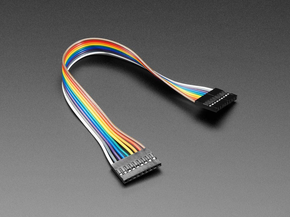 2.54mm 0.1" Pitch 9-pin Jumper Cable - 20cm long
