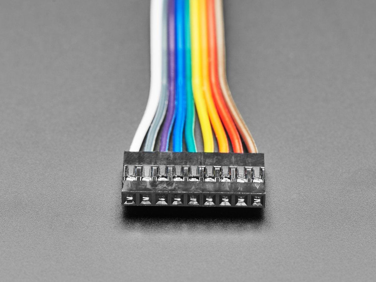 2.54mm 0.1" Pitch 9-pin Jumper Cable - 20cm long - Image 2