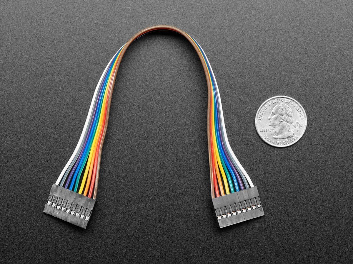 2.54mm 0.1" Pitch 9-pin Jumper Cable - 20cm long - Image 3