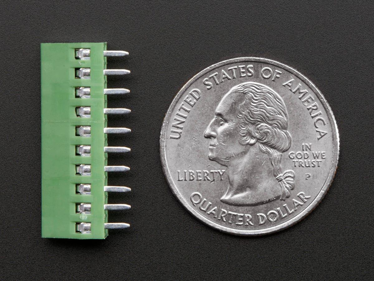 2.54mm/0.1" Pitch Terminal Block - 10-pin - Image 3