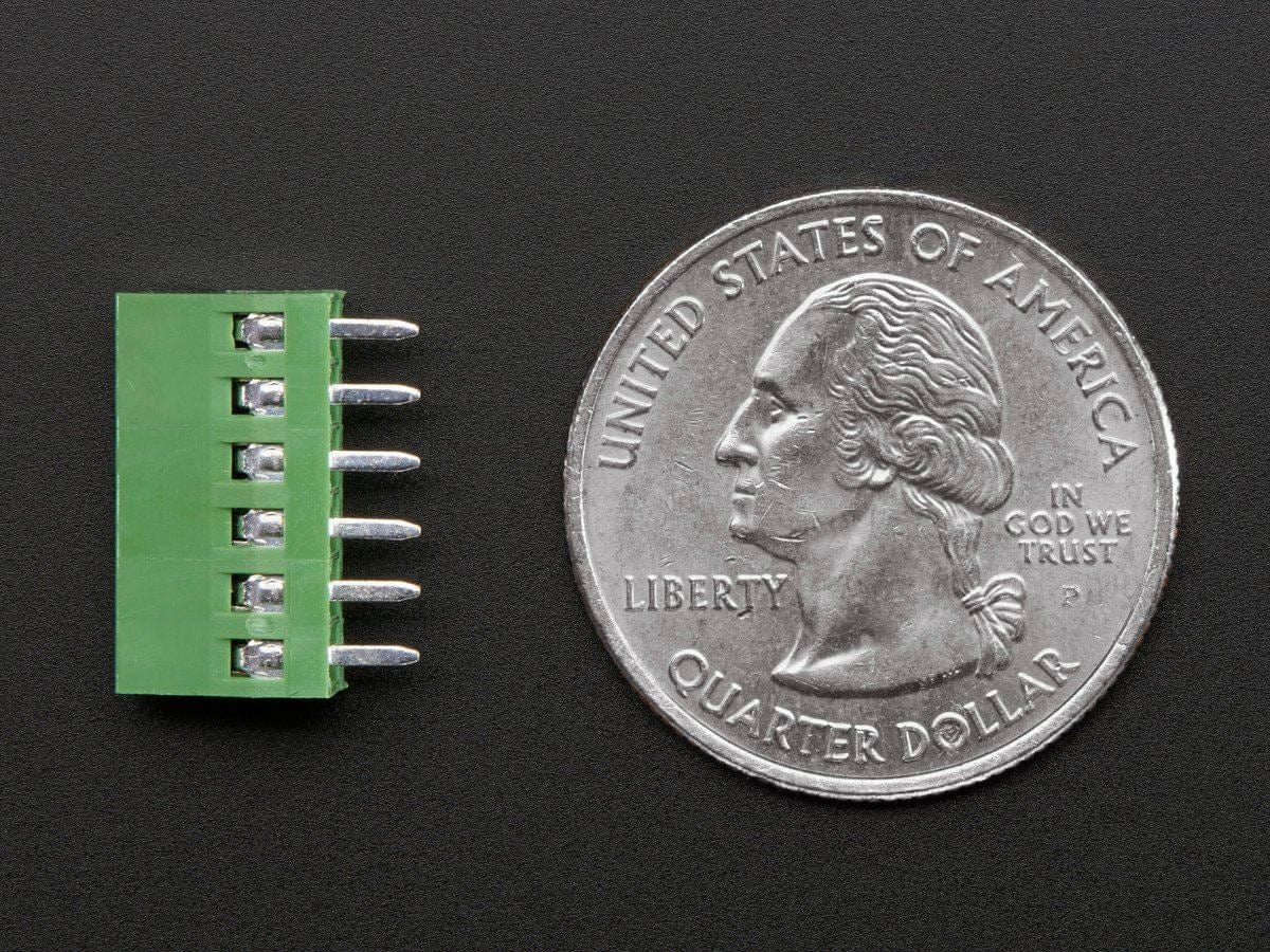 2.54mm/0.1" Pitch Terminal Block - 6-pin - Image 3
