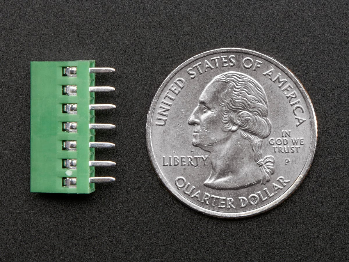 2.54mm/0.1" Pitch Terminal Block - 7-pin - Image 3