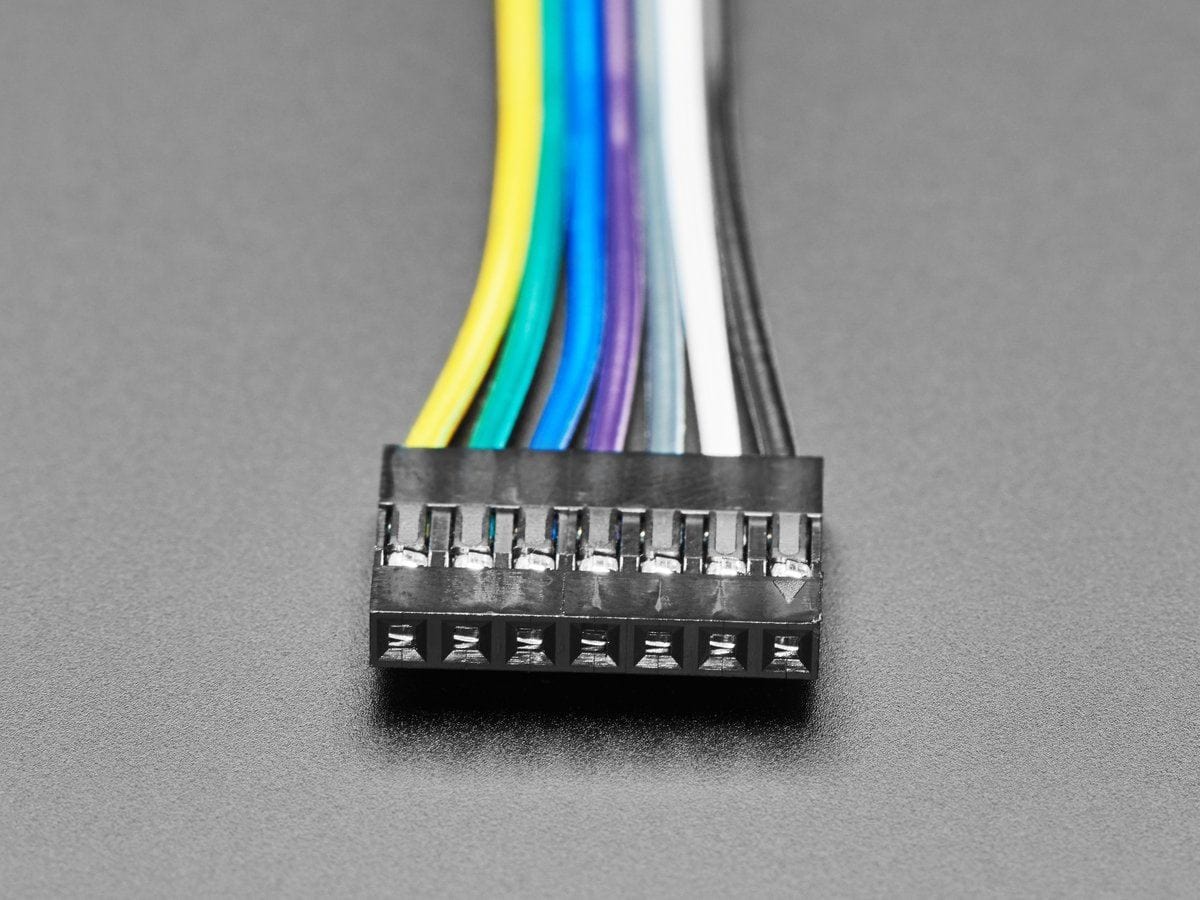 2.54mm 0.1" Pitch 7-pin Jumper Cable - 20cm long - Image 2