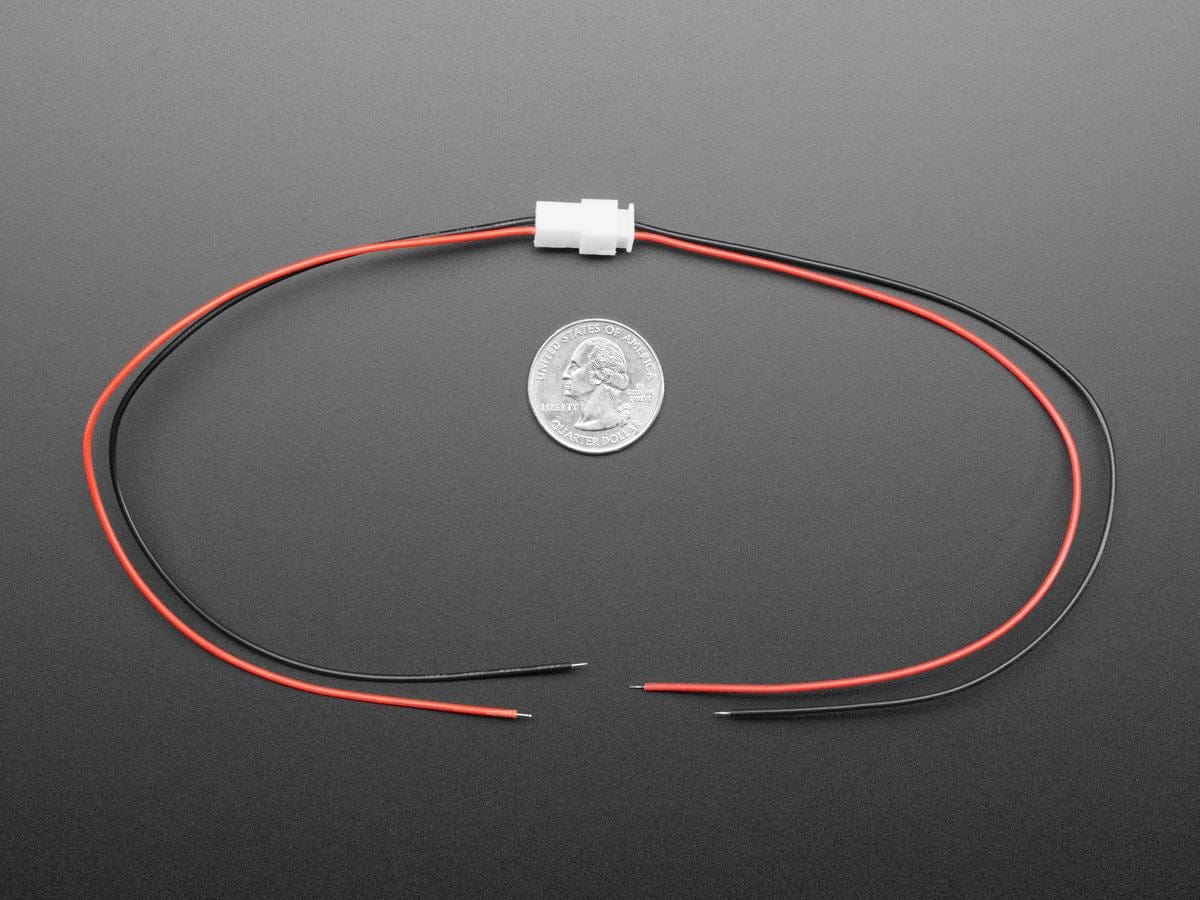 2.5mm Pitch 2-pin Cable Matching Pair - JST XH compatible - Image 4