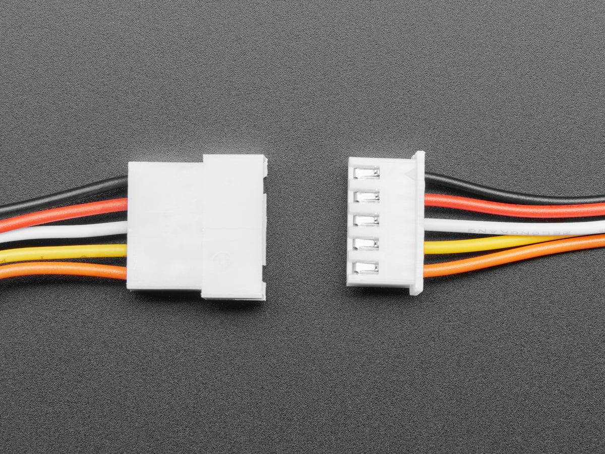2.5mm Pitch 5-pin Cable Matching Pair - JST XH compatible - Image 2