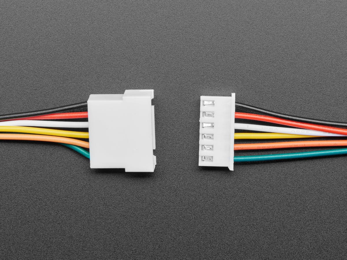 2.5mm Pitch 6-pin Cable Matching Pair - JST XH compatible - Image 2