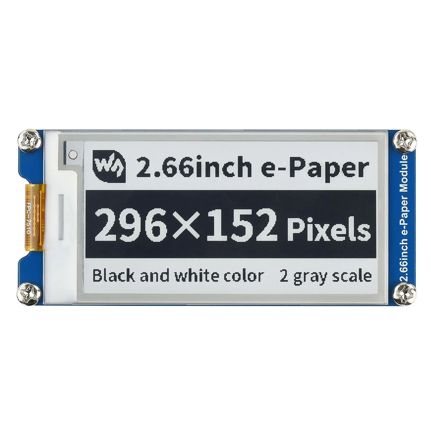 2.66" ePaper Display Module (296×152)